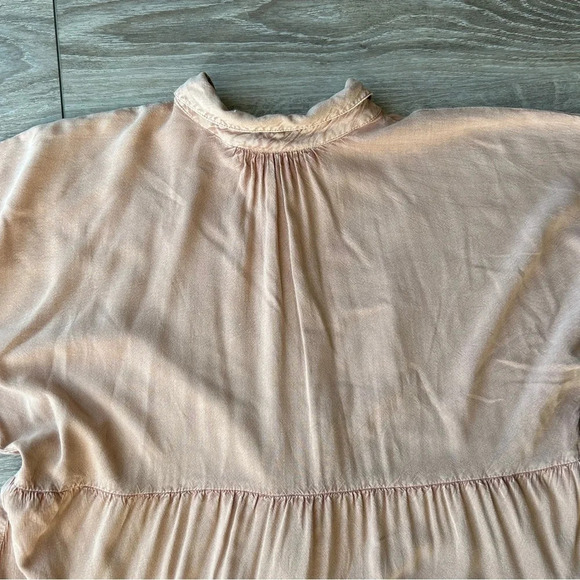 Solitaire Nude Blush Embroidery Tiered Back  Tunics - Picture 13 of 16